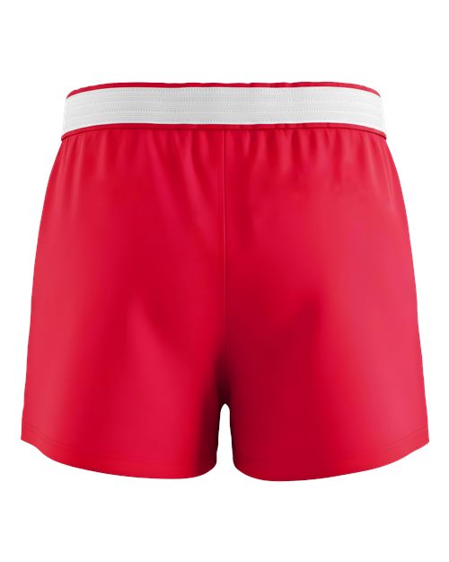 Boxercraft BY6504 Youth Essential Spirit Shorts - True Red - back