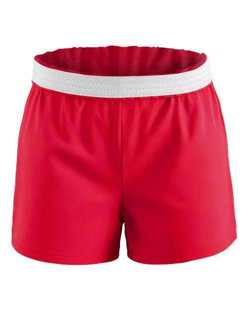 Boxercraft BY6504 Youth Essential Spirit Shorts - True Red - front