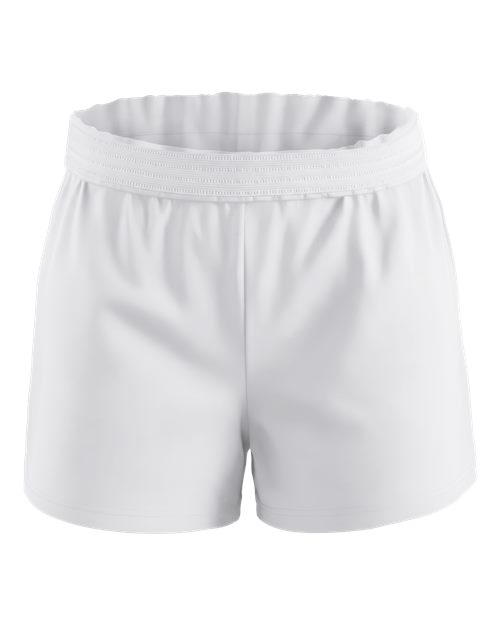 Boxercraft BY6504 Youth Essential Spirit Shorts - White - front