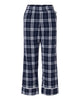 Navy/ Silver Plaid