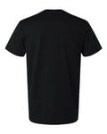 LAT 6902 Unisex Vintage Wash Tee - Washed Jet Black - back