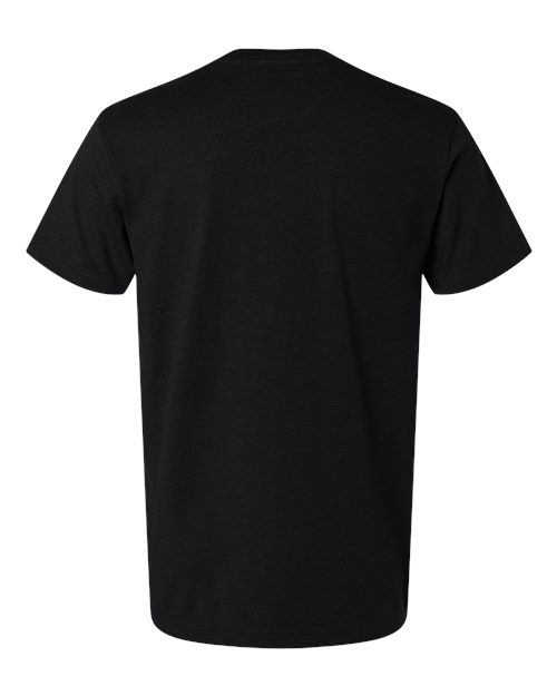 LAT 6902 Unisex Vintage Wash Tee - Washed Jet Black - back