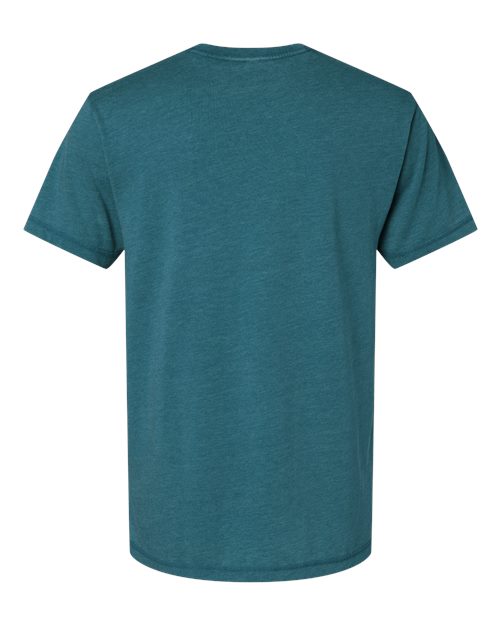 LAT 6902 Unisex Vintage Wash Tee - Washed Oceanside - back