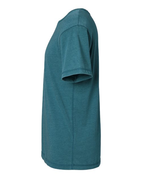 LAT 6902 Unisex Vintage Wash Tee - Washed Oceanside - side
