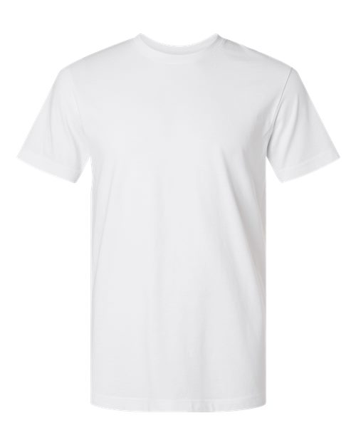 LAT 6902 Unisex Vintage Wash Tee - Washed White - front