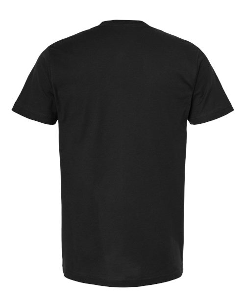 M&O 4300 Unisex ACE Cotton T-Shirt - Black - back