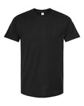 M&O 4300 Unisex ACE Cotton T-Shirt - Black - front
