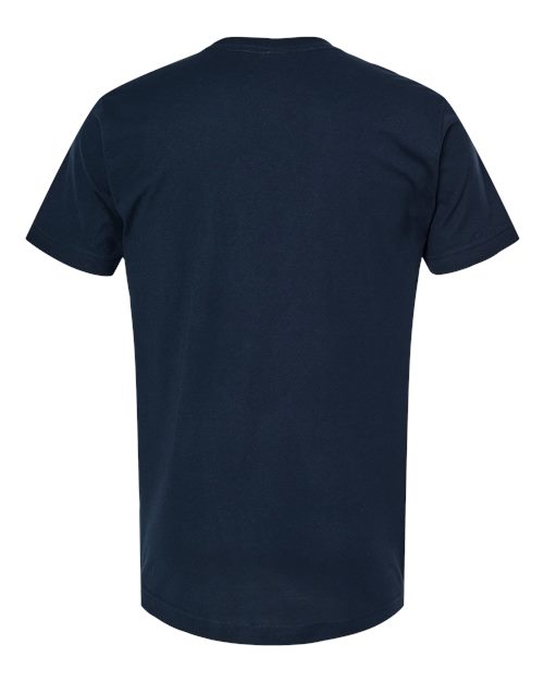 M&O 4300 Unisex ACE Cotton T-Shirt - Deep Navy - back