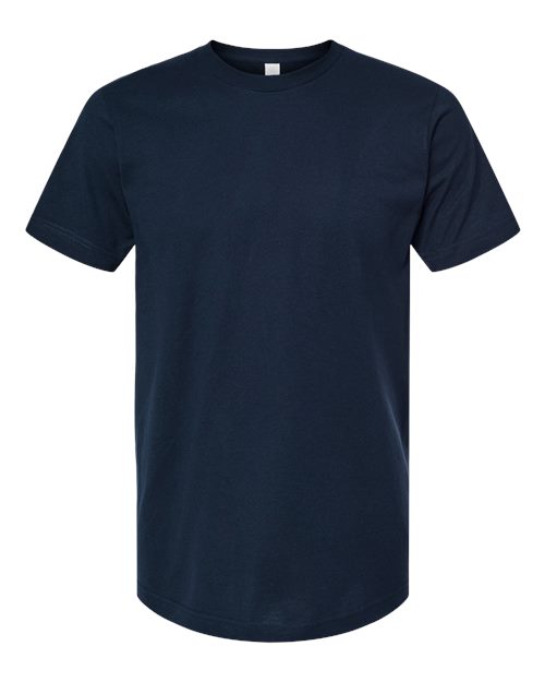 M&O 4300 Unisex ACE Cotton T-Shirt - Deep Navy - front