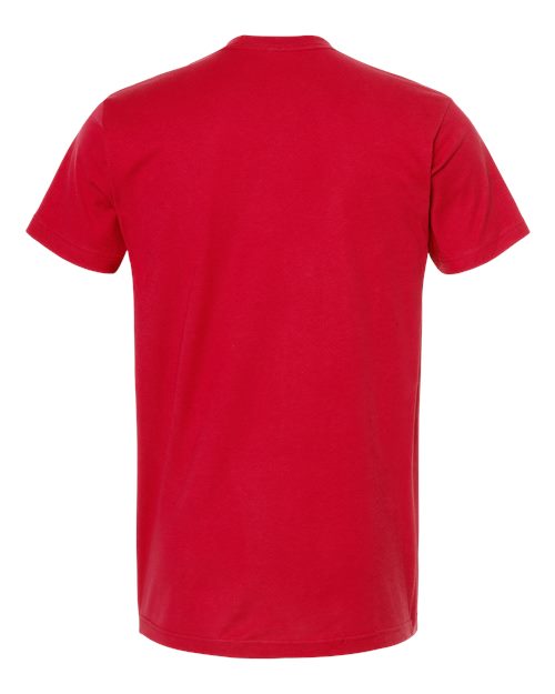 M&O 4300 Unisex ACE Cotton T-Shirt - Deep Red - back