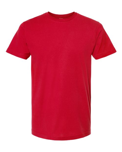 M&O 4300 Unisex ACE Cotton T-Shirt - Deep Red - front