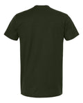 M&O 4300 Unisex ACE Cotton T-Shirt - Forest Green - back
