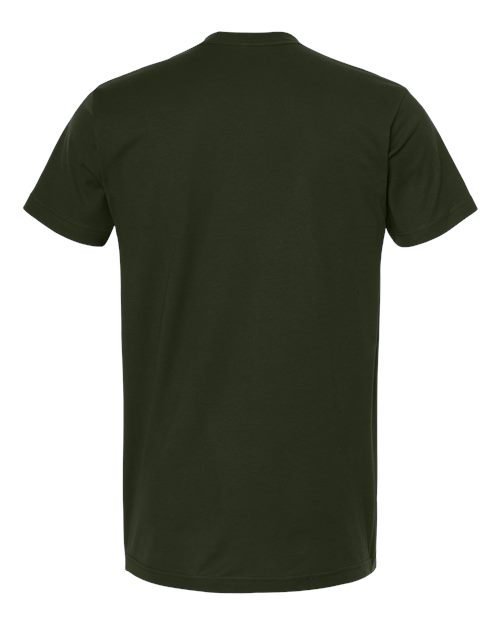 M&O 4300 Unisex ACE Cotton T-Shirt - Forest Green - back