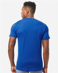 M&O 4300 Unisex ACE Cotton T-Shirt - Royal - model back