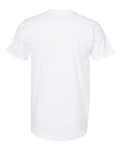 M&O 4300 Unisex ACE Cotton T-Shirt - White - back