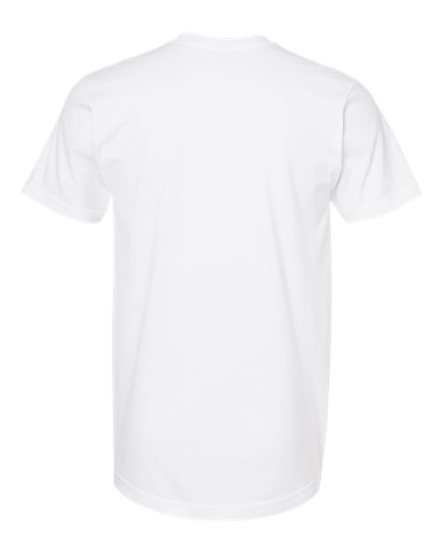 M&O 4300 Unisex ACE Cotton T-Shirt - White - back