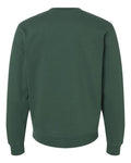 Independent Trading Co. SS3000 Midweight Crewneck Sweatshirt - Alpine Green - back
