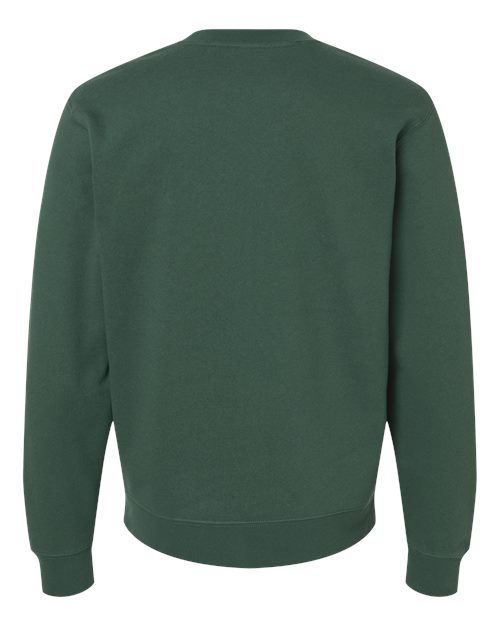 Independent Trading Co. SS3000 Midweight Crewneck Sweatshirt - Alpine Green - back