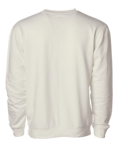 Independent Trading Co. SS3000 Midweight Crewneck Sweatshirt - Ivory - back