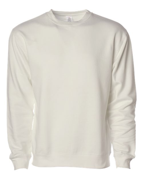 Independent Trading Co. SS3000 Midweight Crewneck Sweatshirt - Ivory - front