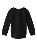 Rabbit Skins 3417 Infant Crewneck Sweatshirt - Black - back