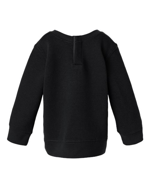 Rabbit Skins 3417 Infant Crewneck Sweatshirt - Black - back
