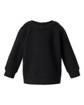 Rabbit Skins 3417 Infant Crewneck Sweatshirt - Black - front