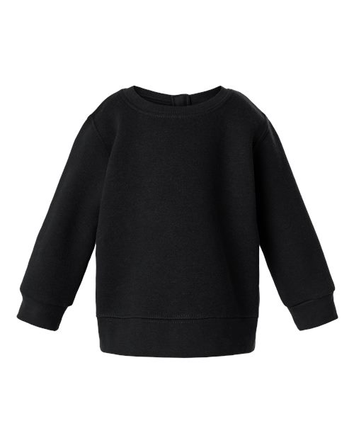 Rabbit Skins 3417 Infant Crewneck Sweatshirt - Black - front