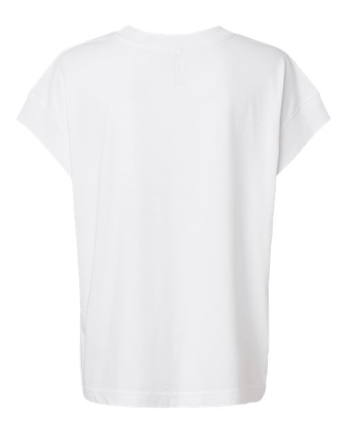LAT 3502 Women's Vintage Wash Tee - Washed White - back