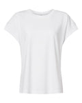 LAT 3502 Women's Vintage Wash Tee - Washed White - front