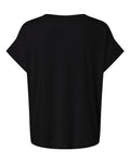 LAT 3502 Women's Vintage Wash Tee - Washed Jet Black - back
