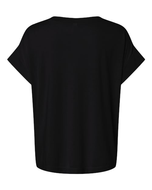 LAT 3502 Women's Vintage Wash Tee - Washed Jet Black - back