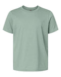 Next Level 3312 Youth CVC T-Shirt - Heather Seafoam - front