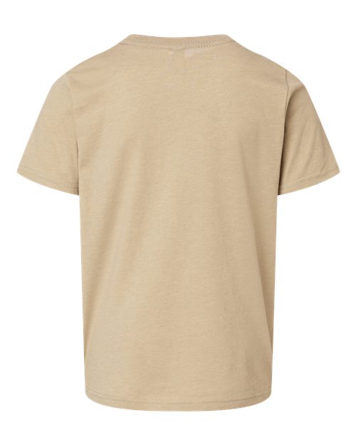 Next Level 3312 Youth CVC T-Shirt - Heather Tan - back