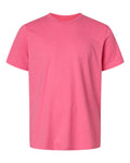 Next Level 3312 Youth CVC T-Shirt - Hot Pink - front