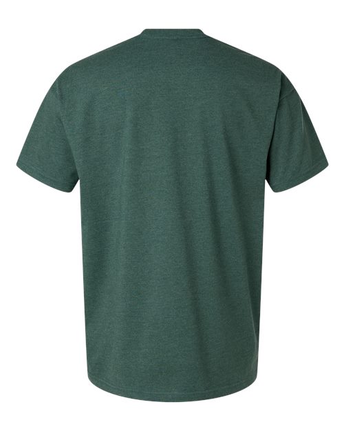 Next Level 7200 Heavyweight T-Shirt - Heather Forest Green - back