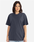 Next Level 7200 Heavyweight T-Shirt - Harbor Blue - model front
