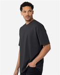Next Level 7200 Heavyweight T-Shirt - Heather Graphite Black - side