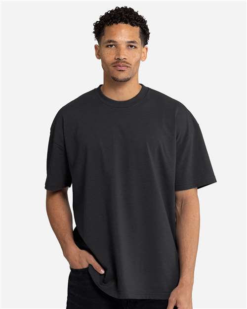 Next Level 7200 Heavyweight T-Shirt - Heather Graphite Black - front