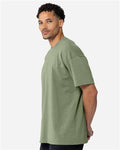 Next Level 7200 Heavyweight T-Shirt - Heather Light Olive - side