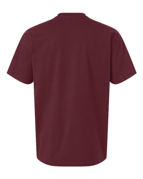 Next Level 7200 Heavyweight T-Shirt - Maroon - back