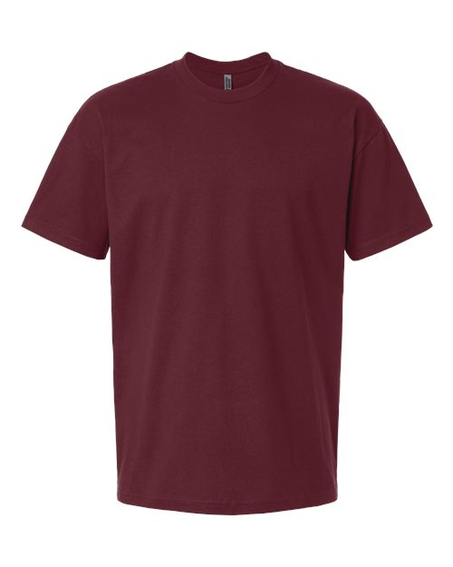 Next Level 7200 Heavyweight T-Shirt - Maroon - front