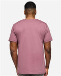 LAT 6901 Unisex Fine Jersey Tee - Orchid - model back