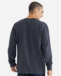 Next Level 7211 Unisex Heavyweight Long Sleeve T-Shirt - Harbor Blue - model back