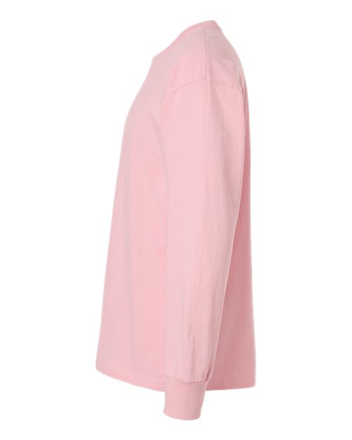 Next Level 7211 Unisex Heavyweight Long Sleeve T-Shirt - Light Pink - side