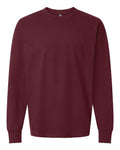 Next Level 7211 Unisex Heavyweight Long Sleeve T-Shirt - Maroon - front