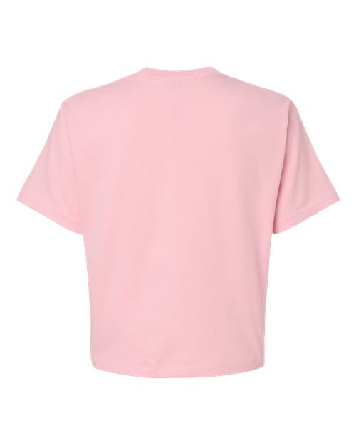 Next Level 7610 Women's Heavyweight Boxy T-Shirt - Light Pink - back