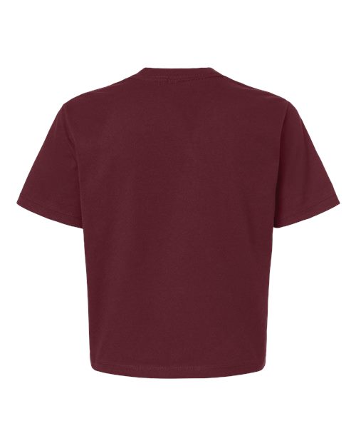 Next Level 7610 Women's Heavyweight Boxy T-Shirt - Maroon - back