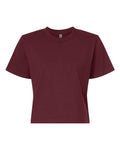 Next Level 7610 Women's Heavyweight Boxy T-Shirt - Maroon - front