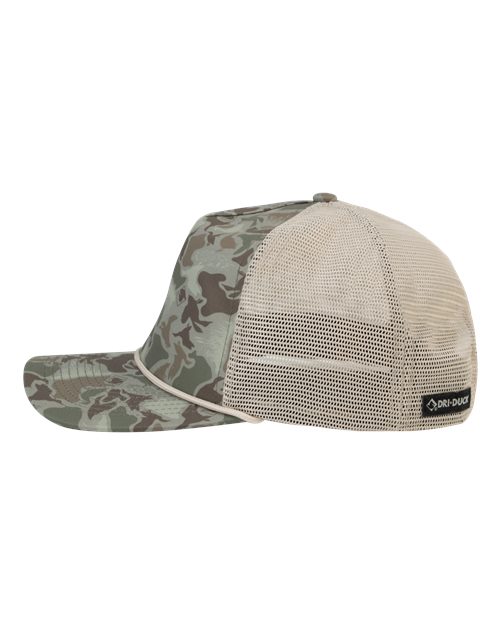 DRI DUCK 3055 Duckland Cap - DRI DUCK Camo Mesh - side